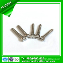 Stainless Steel Cap Head Slotted Recess RoHS Blue Zinc Machine Screw